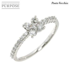 ポンテヴェキオ Ponte Vecchio 9号 リング ダイヤ 0.39ct K18 WG ホワイトゴールド 750 指輪 Diamond Ring 90210807｜purpose-inc