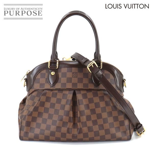 新品同様 ルイ ヴィトン LOUIS VUITTON ダミエ トレヴィ PM 2way ハンド ショ...