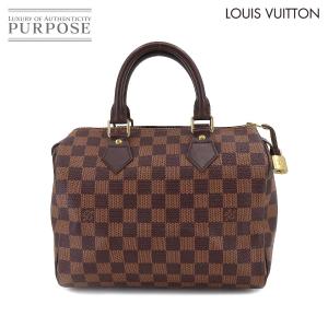 ルイ ヴィトン LOUIS VUITTON ダミエ スピーディ 25 ハンド バッグ エベヌ ブラウン N41532 ゴールド 金具 90211107