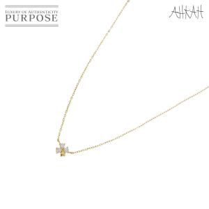 アーカー AHKAH クローバーディアリー ダイヤ ネックレス 40cm K18 YG イエローゴールド 750 Diamond Necklace 90213794｜purpose-inc