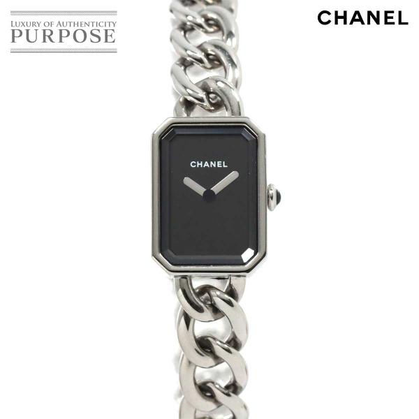 シャネル CHANEL プルミエール 22mm H3248 レディース 腕時計 ブラック 文字盤 ク...