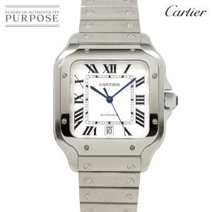 新品同様 カルティエ Cartier サントスドゥカルティエLM WSSA0009 メンズ 腕時計 ...