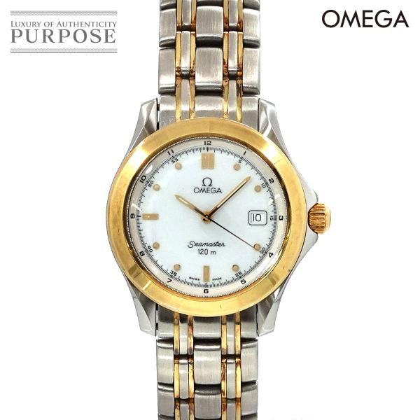 オメガ OMEGA シーマスター 120 コンビ 2311 20 メンズ 腕時計 デイト ホワイト ...