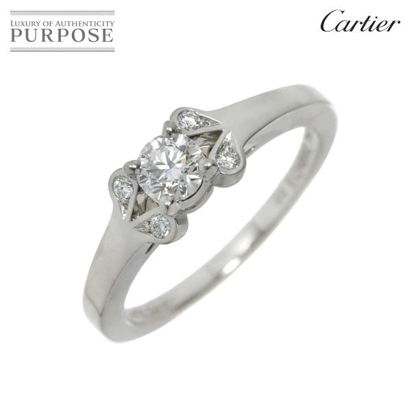 カルティエ Cartier バレリーナ ダイヤ 0.24ct D/VVS1/EX #49 リング P...