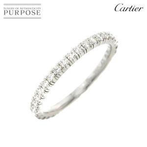 カルティエ Cartier エタンセル #47 リング フル ダイヤ K18 WG ホワイトゴールド...