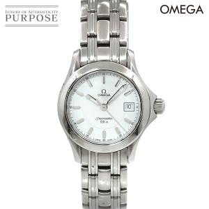 オメガ OMEGA シーマスター 120 2581 21 レディース 腕時計 デイト ホワイト 文字...