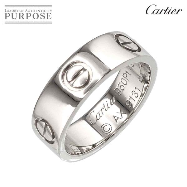 カルティエ Cartier ラブ #49 リング Pt プラチナ 指輪 Love Ring【証明書付...