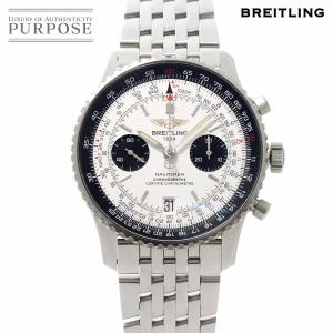 ブライトリング BREITLING ナビタイマー 日本限定 A23330 クロノグラフ メンズ 腕時計 デイト シルバー 自動巻き Navitimer 90222119