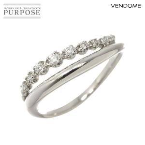 ヴァンドーム青山 Vendome Aoyama 7号 リング ダイヤ Pt プラチナ 指輪 Diamond Ring 90222394｜purpose-inc