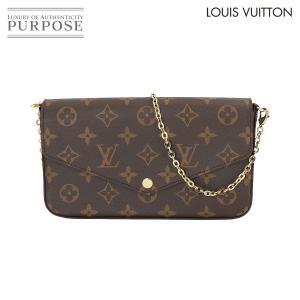 未使用 展示品 ルイ ヴィトン LOUIS VUITTON モノグラム ポシェット フェリシー チェーン ウォレット ブラウン フューシャ M81896 90223102｜purpose-inc