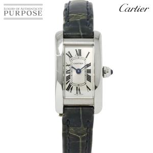 カルティエ Cartier タンクアメリカン ミニ WSTA0032 レディース 腕時計 シルバー ...