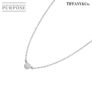 ティファニー  TIFFANY&amp;CO. バイザヤード ダイヤ ネックレス 40cm Pt プラチナ ...