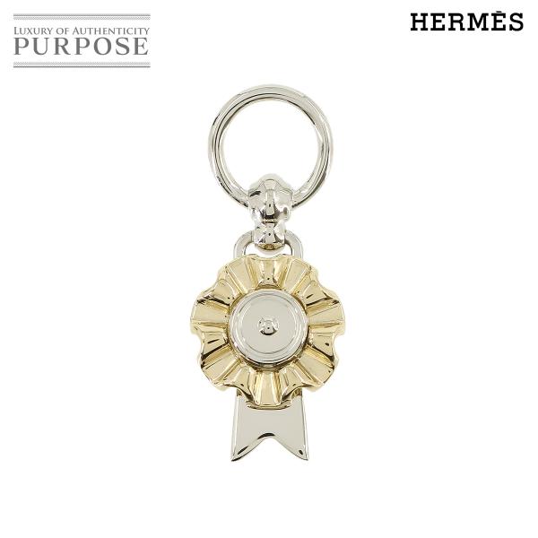 未使用 展示品 エルメス HERMES フロット ツイリーリング スカーフリング シルバー ゴールド...