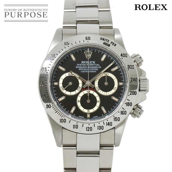 ロレックス ROLEX デイトナ 16520 P番 クロノグラフ メンズ 腕時計 エルプリメロ ブラ...