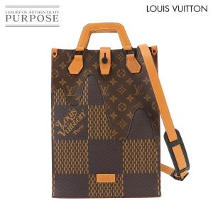 新品同様 ルイ ヴィトン LOUIS VUITTON ジャイアント ダミエ モノグラム 2way ミ...