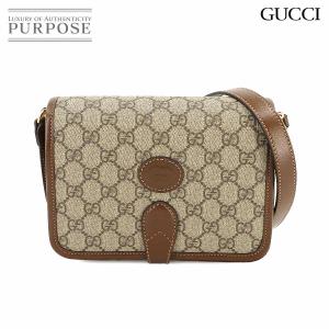 未使用 展示品 グッチ GUCCI インターロッキングG ミニ クロス ボディ ショルダー バッグ GGスプリームキャンバス レザー 671620 90226252｜PURPOSEパーパス・ヤフー店