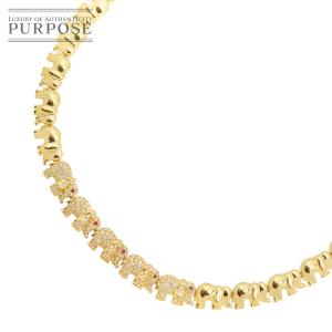 ダイヤ 2.45ct ルビー 0.13ct ネックレス 43cm K18 YG イエローゴールド 750 Diamond Necklace 90226516｜purpose-inc