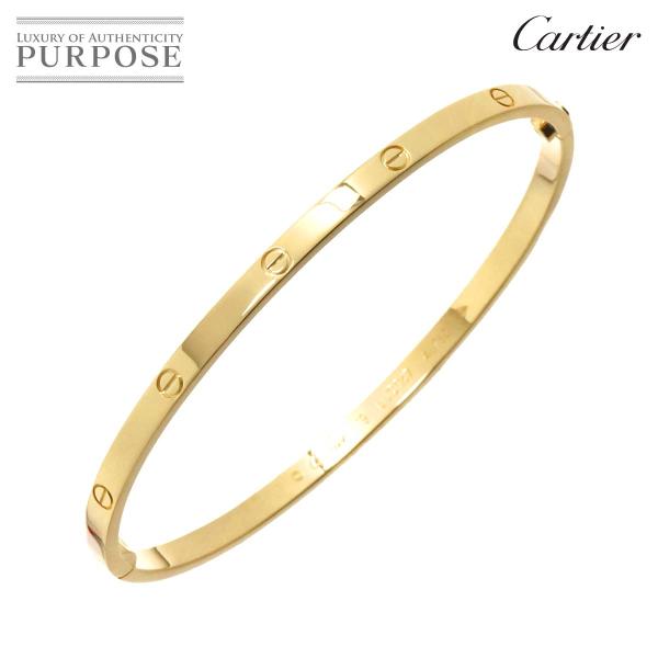 カルティエ Cartier ラブ ブレス SM #19 K18 YG イエローゴールド 750 ブレ...