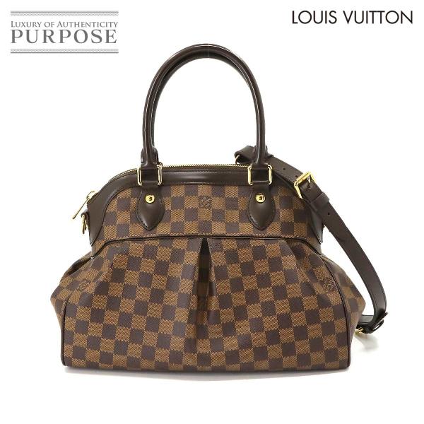 新品同様 ルイ ヴィトン LOUIS VUITTON ダミエ トレヴィ PM 2way ハンド ショ...