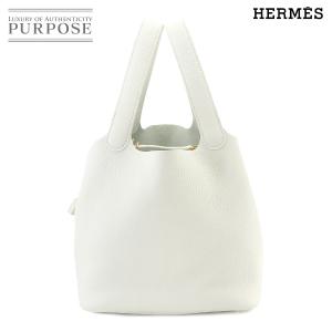 未使用 展示品 エルメス HERMES ピコタンロック 22 MM ハンド バッグ トリヨンクレマン...