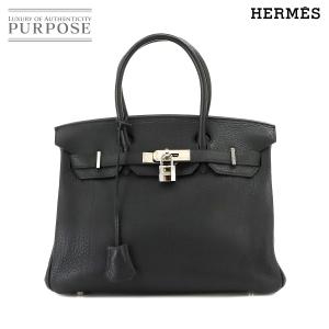 エルメス HERMES バーキン30 ハンド バッグ フィヨルド ブラック □L刻印 シルバー 金具 Birkin 30 90228553｜purpose-inc