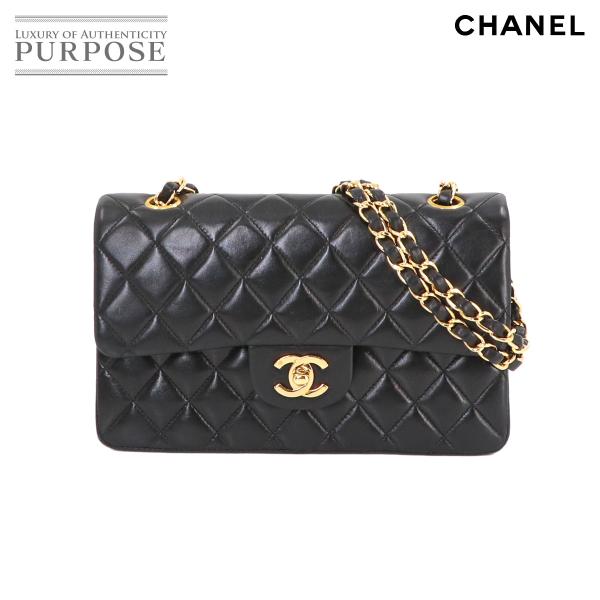 新品同様 シャネル CHANEL マトラッセ 23 チェーン ショルダー バッグ レザー ブラック ...