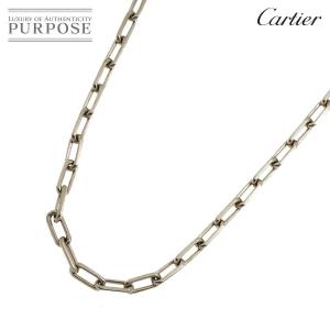 カルティエ Cartier サントス デュモン チェーン ネックレス 56cm K18 WG ホワイトゴールド 750 Necklace【証明書付き】 90229799