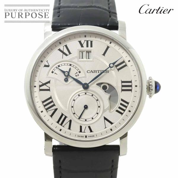 カルティエ ロトンド ドゥ グランドデイト レトログラード W1556368 メンズ 腕時計 自動巻...