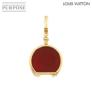 ルイ ヴィトン LOUIS VUITTON ボワット シャポー チャーム カーネリアン K18 YG 750 ペンダント トップ Charm 90231028｜purpose-inc