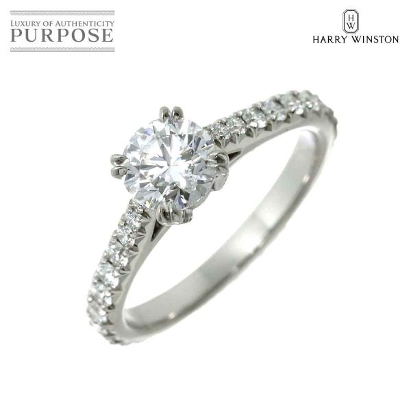 ハリーウィンストン HARRY WINSTON ダイヤ 0.72ct D/VS2/3EX 9号 リン...