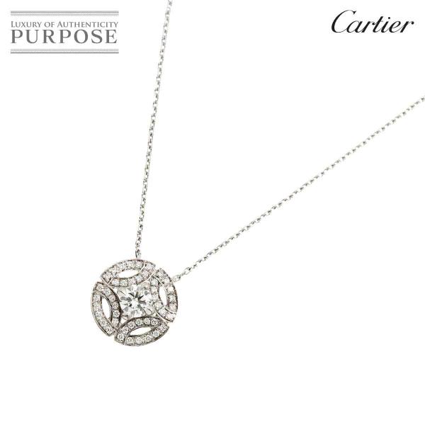 カルティエ Cartier ガラントリー ダイヤ 0.30ct H/VVS1/3EX ネックレス 4...