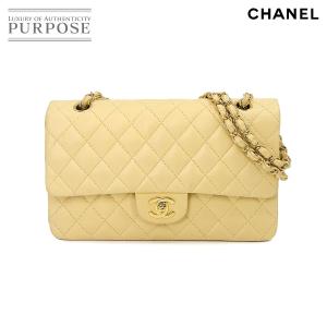 新品同様 シャネル CHANEL マトラッセ 25 チェーン ショルダー バッグ レザー ベージュ A01112 ゴールド 金具 90232339｜purpose-inc