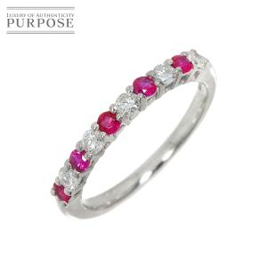 リング 11.5号 ルビー 0.25ct ダイヤ 0.25ct Pt プラチナ 指輪 Ruby Ring 90232511｜purpose-inc