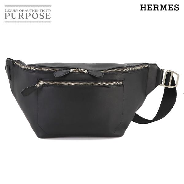 エルメス HERMES シティスライド クロス GM ボディバッグ トリヨンクリストバル ブラック ...