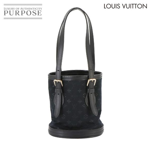 ルイ ヴィトン LOUIS VUITTON モノグラム サテン リトル バケット ハンド バッグ ノ...