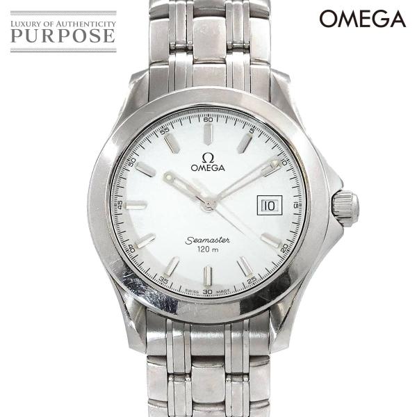 オメガ OMEGA シーマスター120 2511 21 メンズ 腕時計 デイト ホワイト クォーツ ...