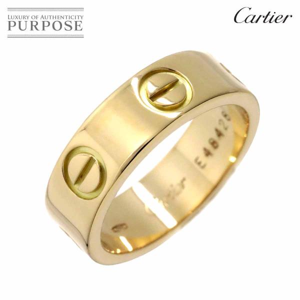 カルティエ Cartier ラブ #48 リング K18 YG イエローゴールド 750 指輪 Lo...