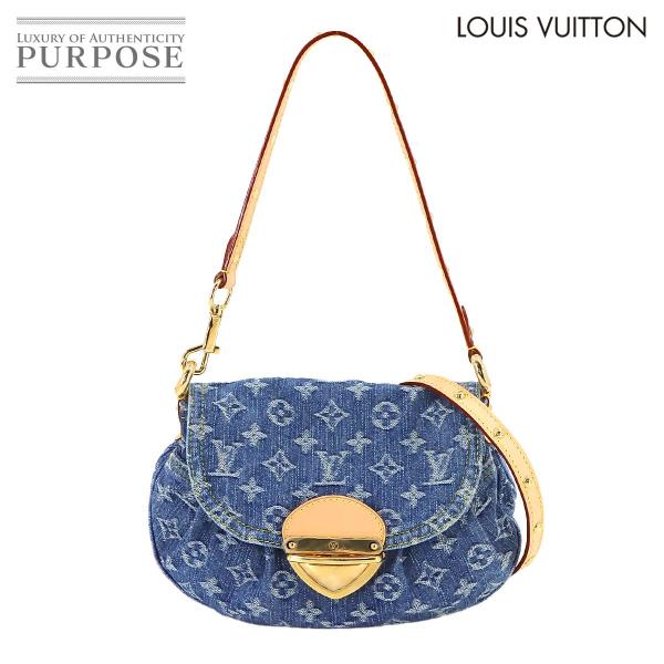 未使用 展示品 ルイ ヴィトン LOUIS VUITTON モノグラム デニム サンセット 2way...