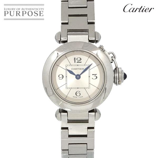 カルティエ Cartier ミスパシャ W3140007 レディース 腕時計 シルバー クォーツ ウ...