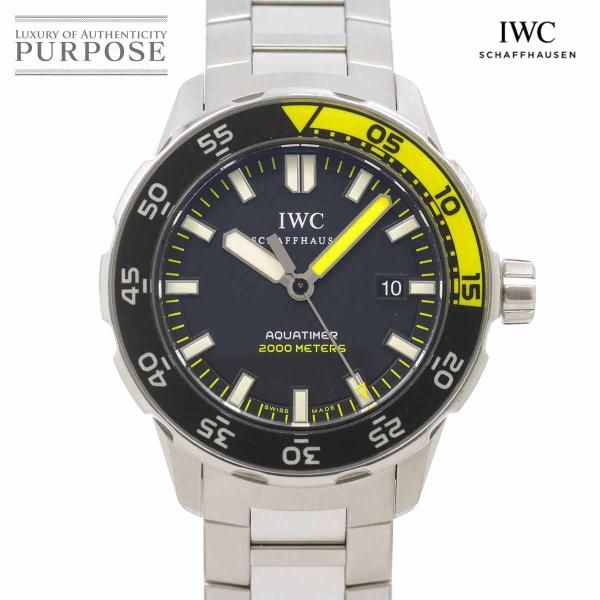 IWC アクアタイマー 2000 IW356801 メンズ 腕時計 ブラック 自動巻き インターナシ...