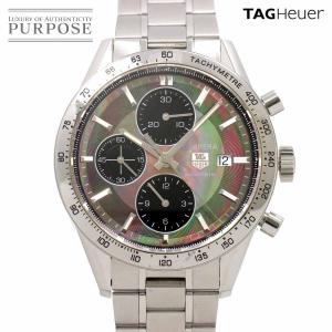 タグ ホイヤー TAG Heuer カレラ CV201P クロノグラフ メンズ 腕時計 デイト ブラックシェル オートマ 自動巻き ウォッチ Carrera 90289954