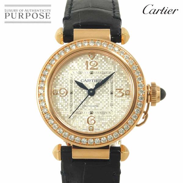 カルティエ Cartier パシャ WJPA0027 レディース 腕時計 ダイヤ ベゼル シルバー ...
