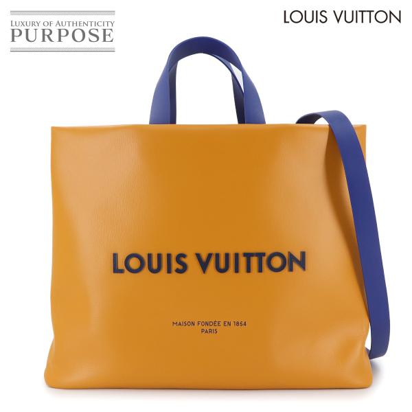 未使用 展示品 ルイ ヴィトン LOUIS VUITTON ショッパー トート MM 2way ショ...