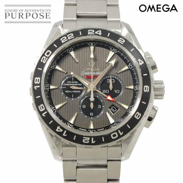 オメガ OMEGA シーマスター アクアテラ GMT 231 10 44 52 06 001 クロノ...