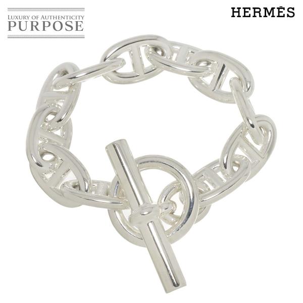 エルメス HERMES シェーヌダンクル TGM ブレスレット 11コマ 16cm シルバー SV ...