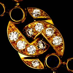 ショーメ CHAUMET サファイヤ ダイヤ ...の詳細画像5