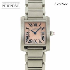 カルティエ Cartier タンクフランセーズSM W51028Q3 レディース 腕時計 ピンクシェル クォーツ ウォッチ Tank Francaise 90297461
