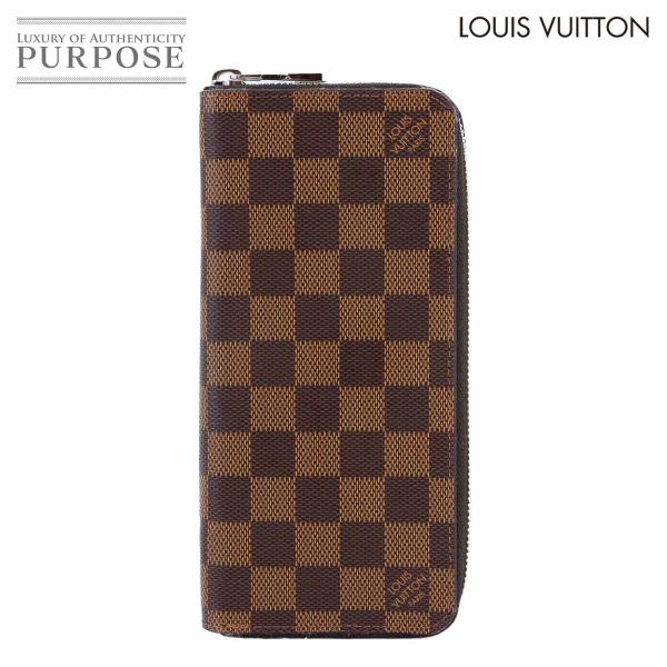 新品同様 ルイ ヴィトン LOUIS VUITTON ダミエ ジッピーウォレット ヴェルティカル ラ...