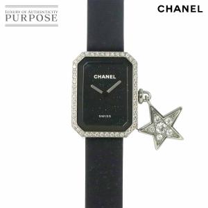 シャネル CHANEL プルミエール ラッキースター H7943 ダイヤベゼル レディース 腕時計 ブラック クォーツ ウォッチ Premiere 90300375