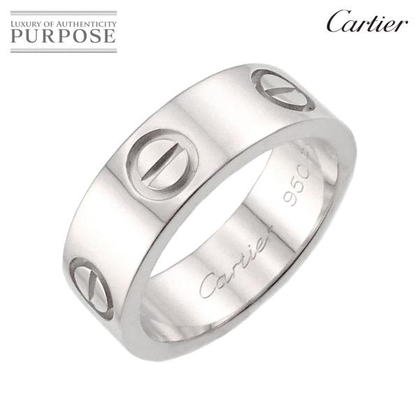 カルティエ Cartier ラブ #47 リング Pt プラチナ 指輪 LOVE Ring 9030...